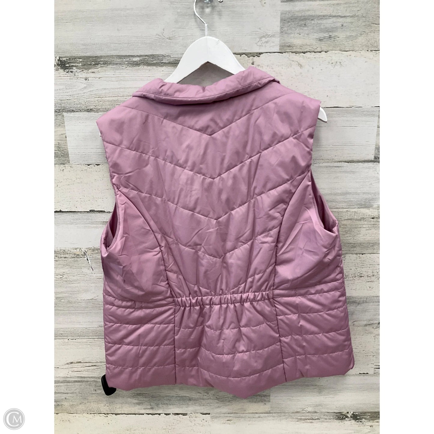Vest Puffer & Quilted By Christopher And Banks In Pink, Size: Xl