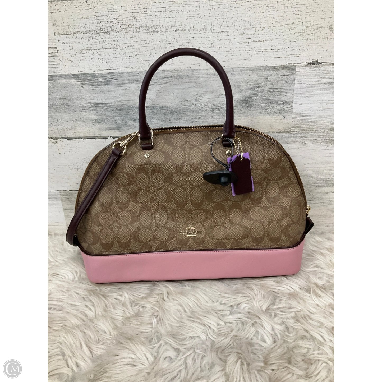 Handbag Designer By Coach, Size: Medium