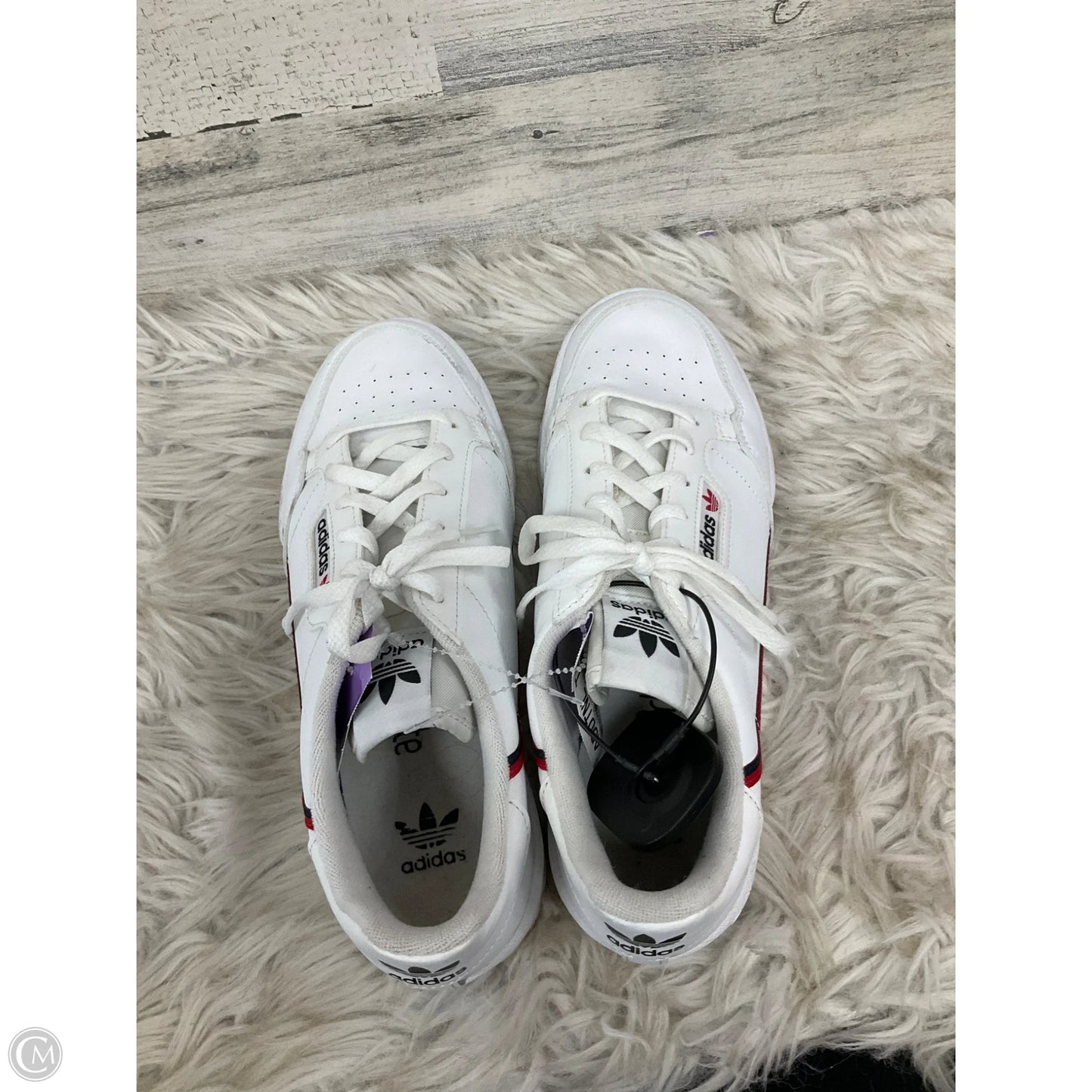 Shoes Athletic By Adidas In White, Size: 7
