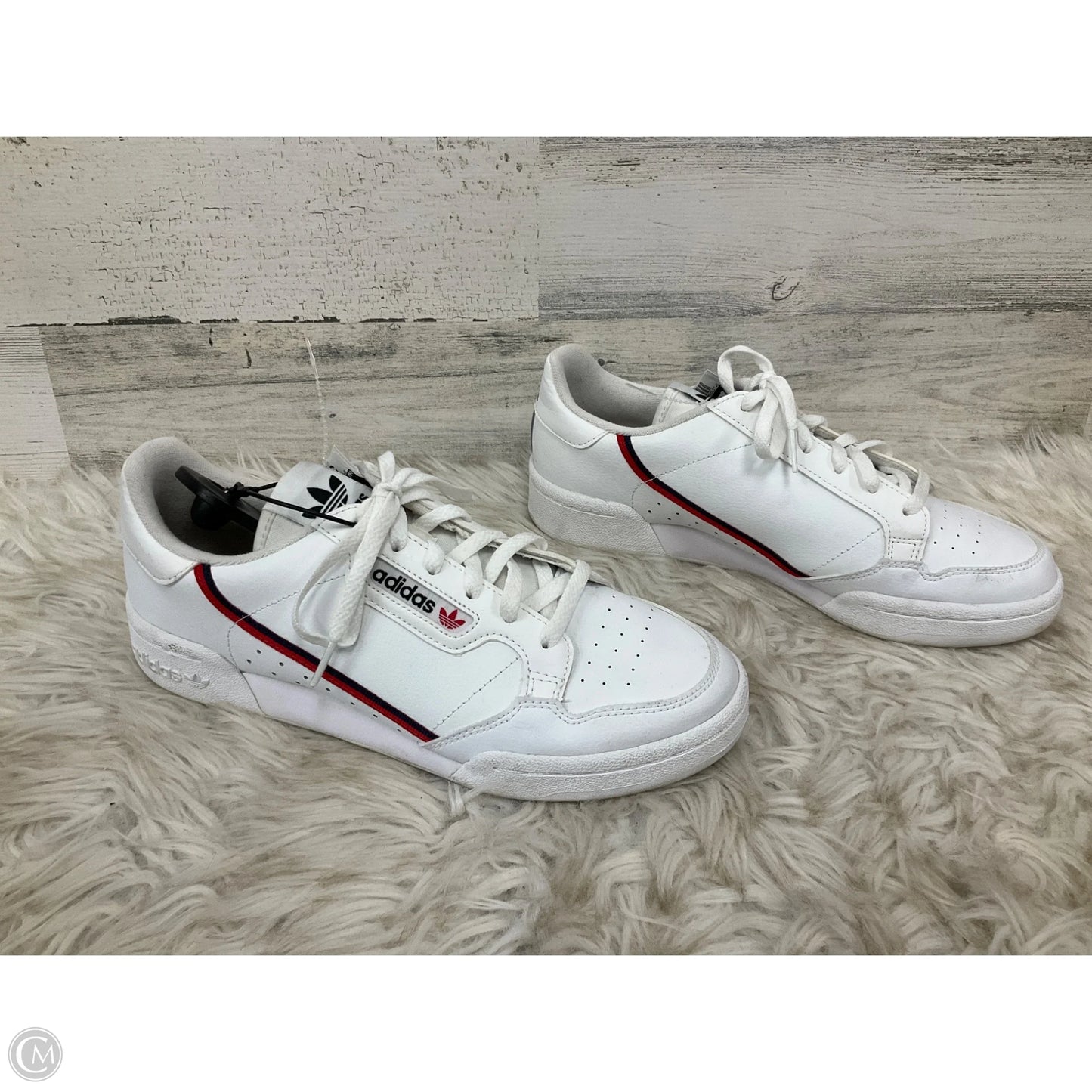 Shoes Athletic By Adidas In White, Size: 7