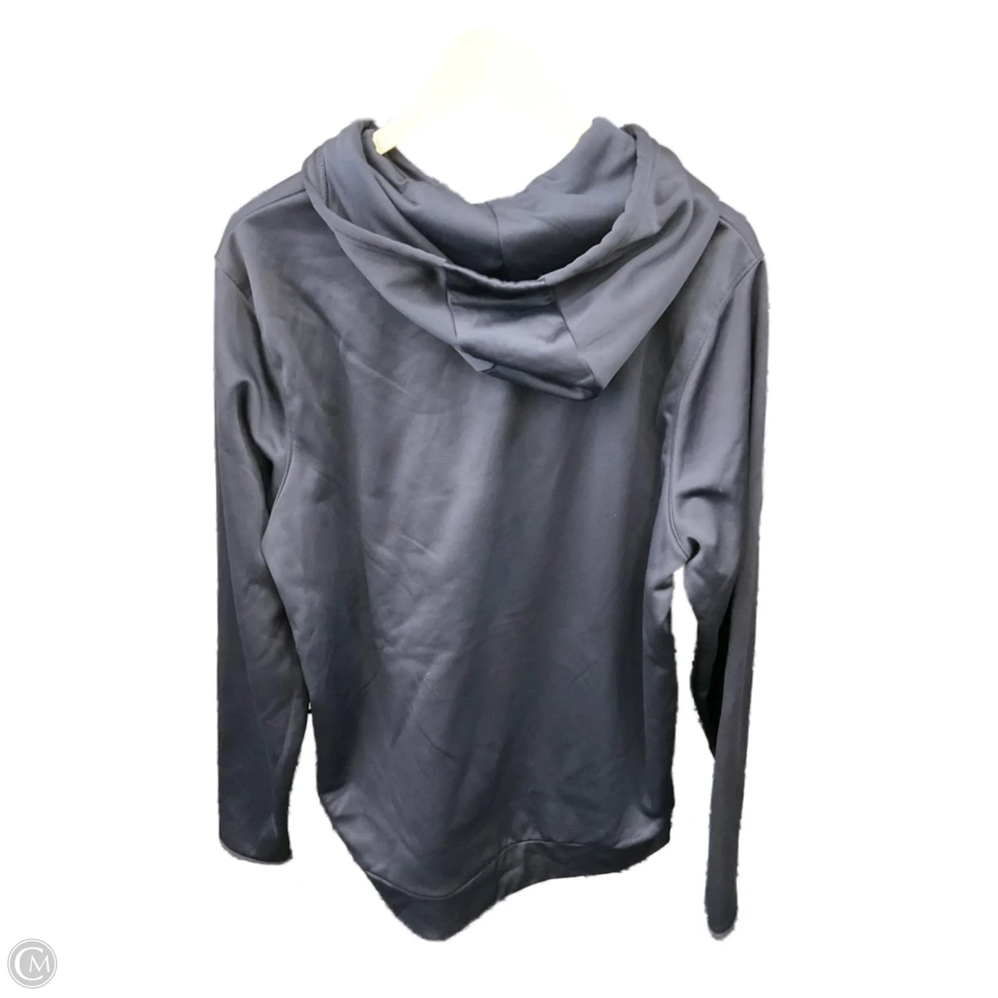 Sweatshirt Hoodie By Under Armour In Navy, Size: L