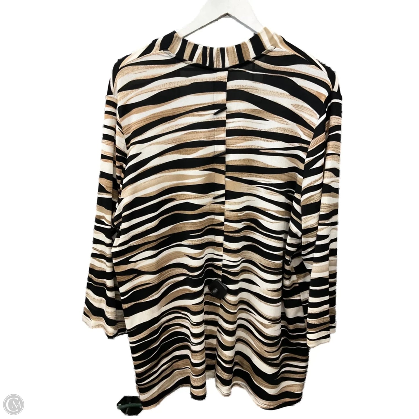 Cardigan By Chicos In Animal Print, Size: Xl