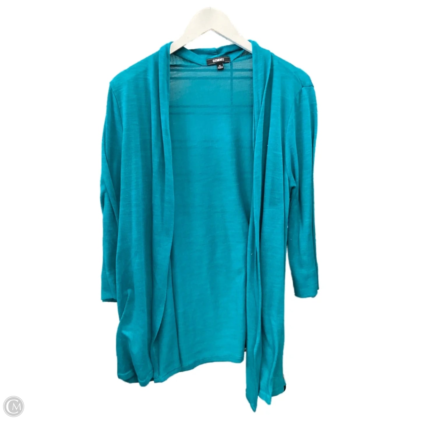 Cardigan By Elementz In Aqua, Size: Xl
