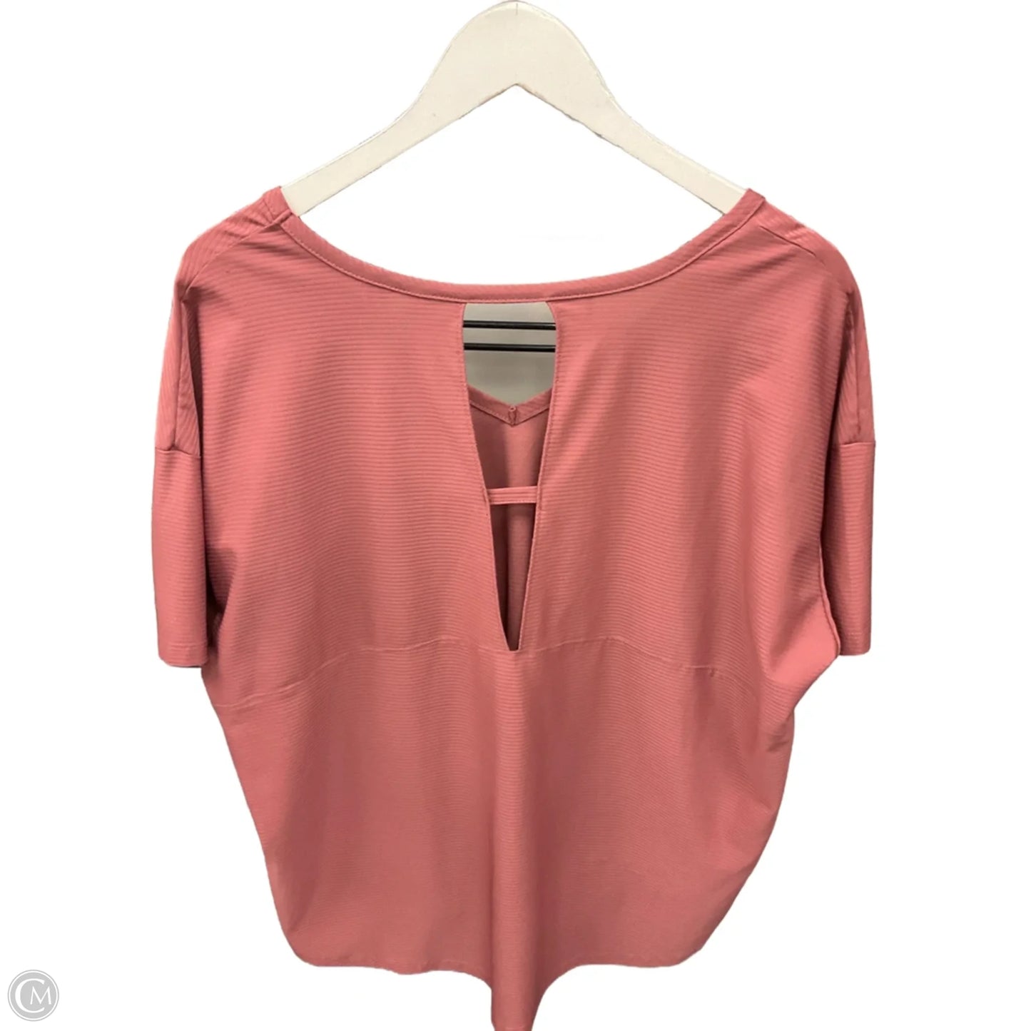 Athletic Top Short Sleeve By Mta Pro In Maroon, Size: Xl