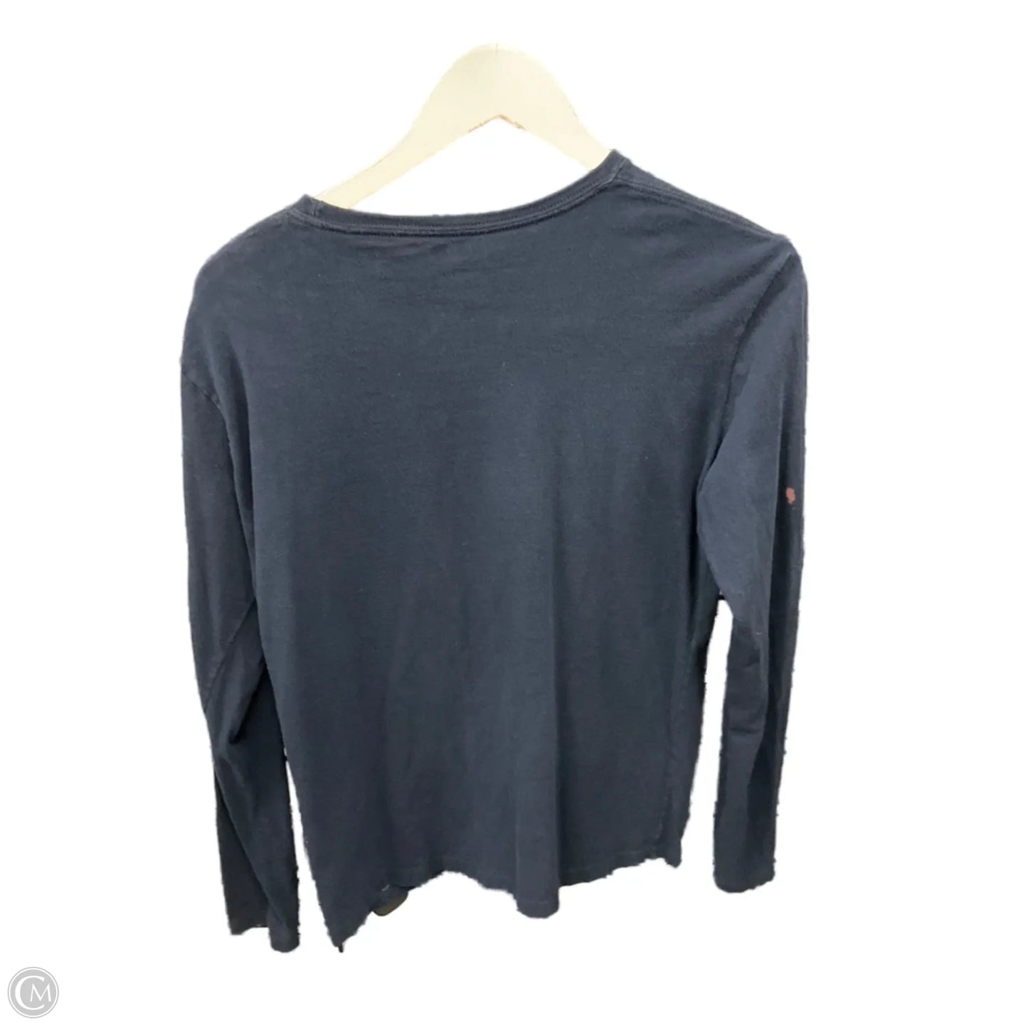 Top Long Sleeve By Clothes Mentor In Navy, Size: L