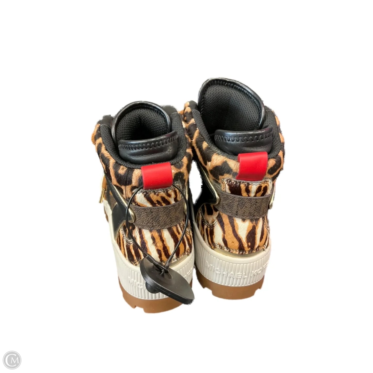 Shoes Designer By Michael Kors In Animal Print, Size: 8