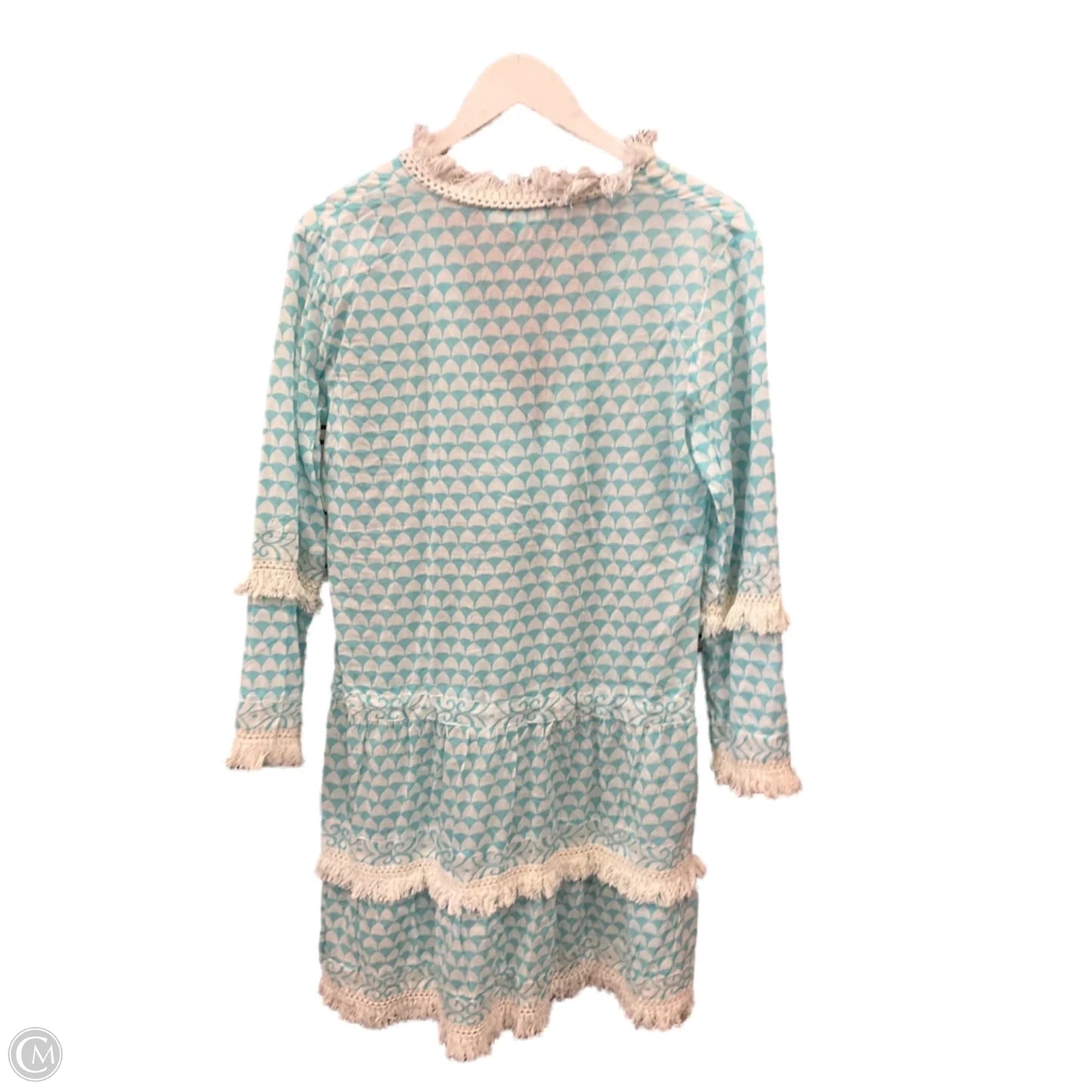 Swimwear Cover-up By Clothes Mentor In Aqua, Size: S