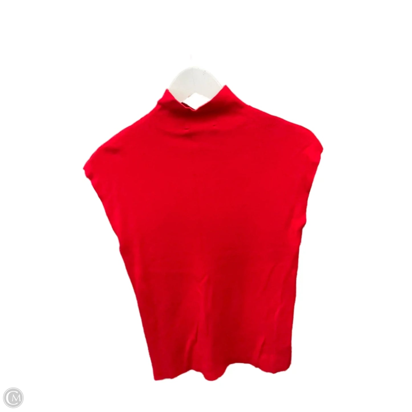 Sweater Short Sleeve By Ann Taylor In Red, Size: M