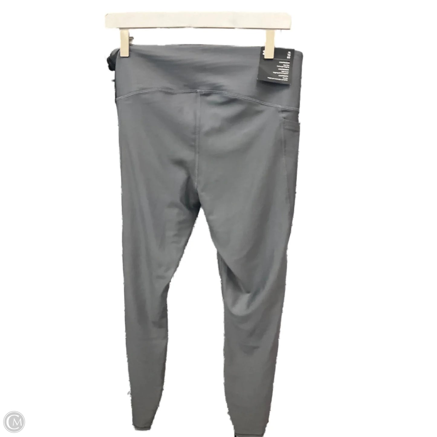 Athletic Leggings By Under Armour In Grey, Size: Xl
