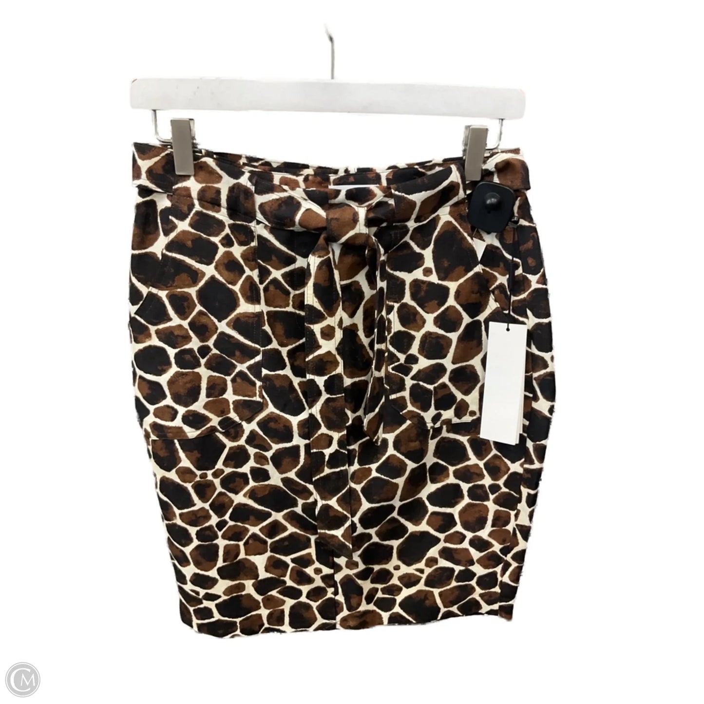 Skirt Set 2pc By Calvin Klein In Animal Print, Size: 2