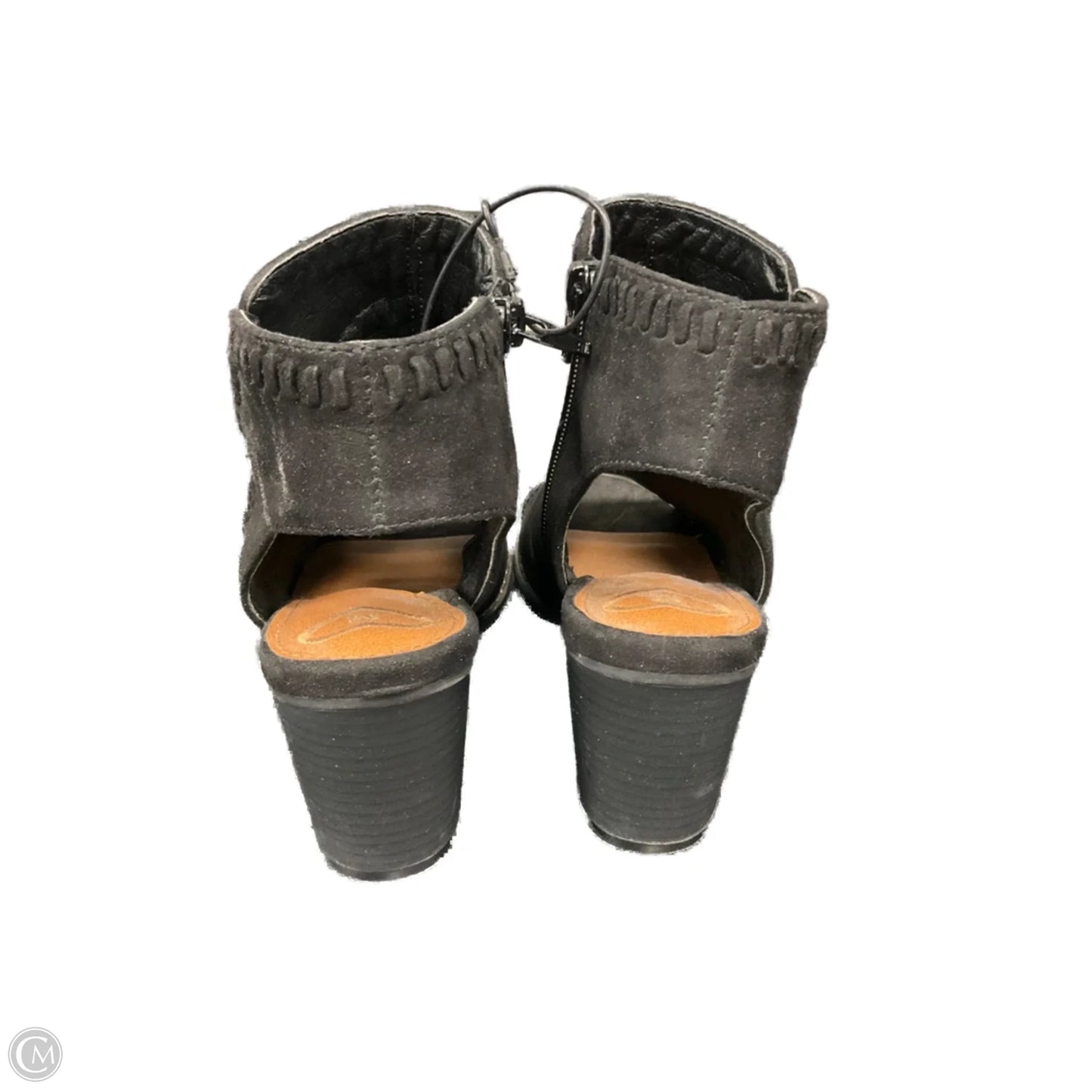 Sandals Heels Block By Madeline In Black, Size: 6.5
