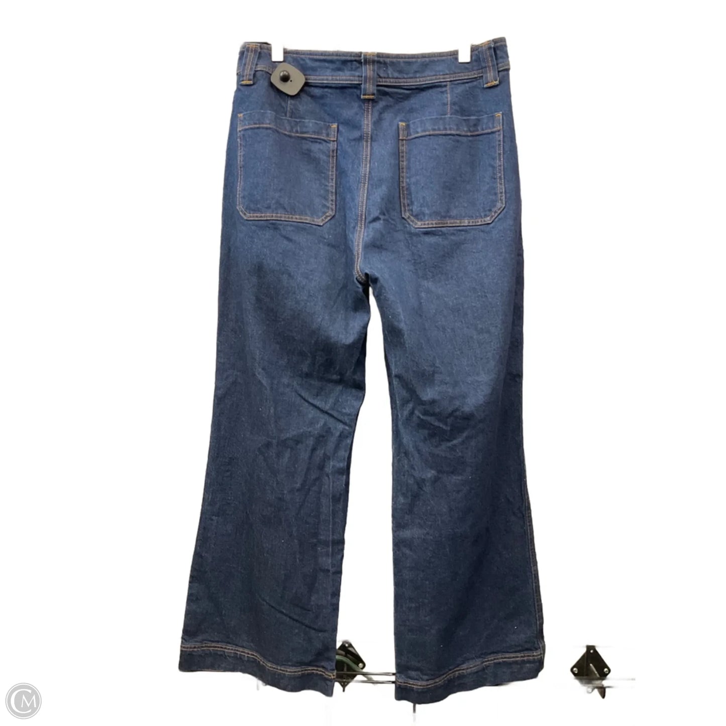 Jeans Wide Leg By Loft In Blue Denim, Size: 8