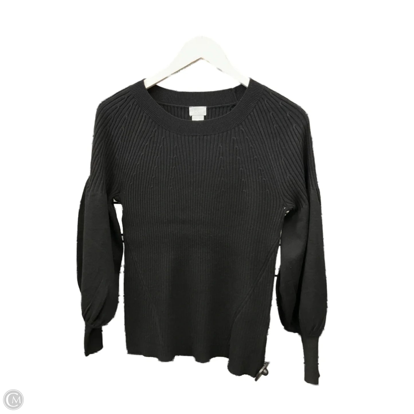 Sweater By Chicos In Black, Size: S