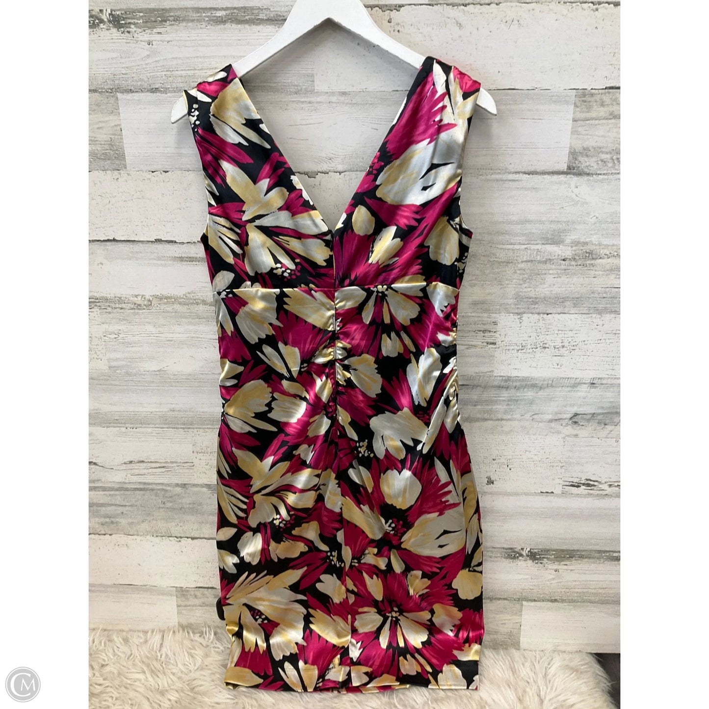 Dress Casual Midi By Clothes Mentor In Black & Cream, Size: Xl