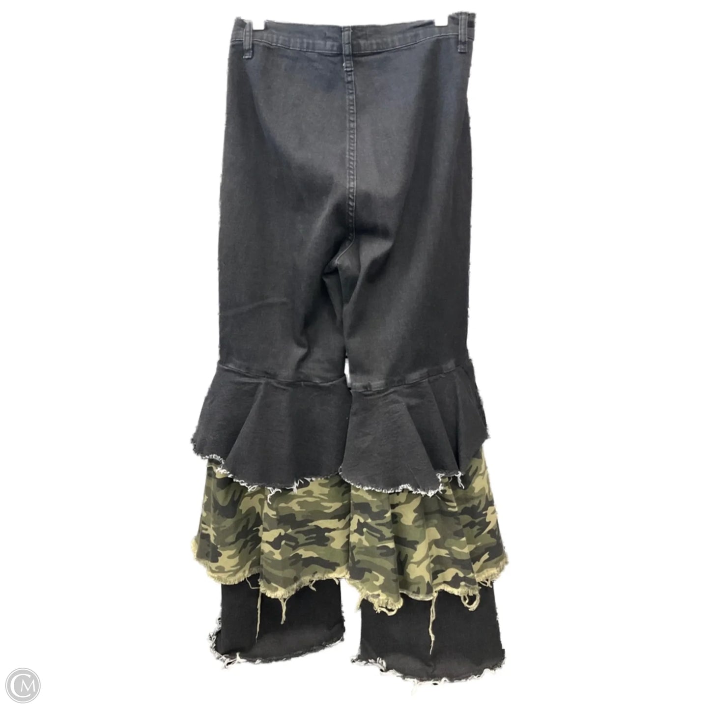 Jeans Flared By Akira In Camouflage Print, Size: 10