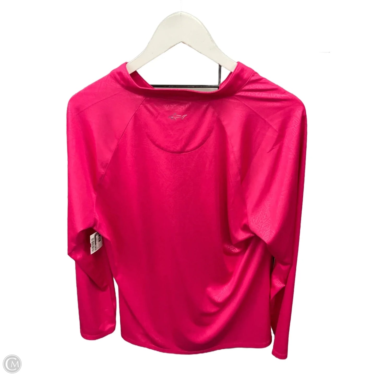 Athletic Top Long Sleeve Collar By Gym Shark In Pink, Size: Xl