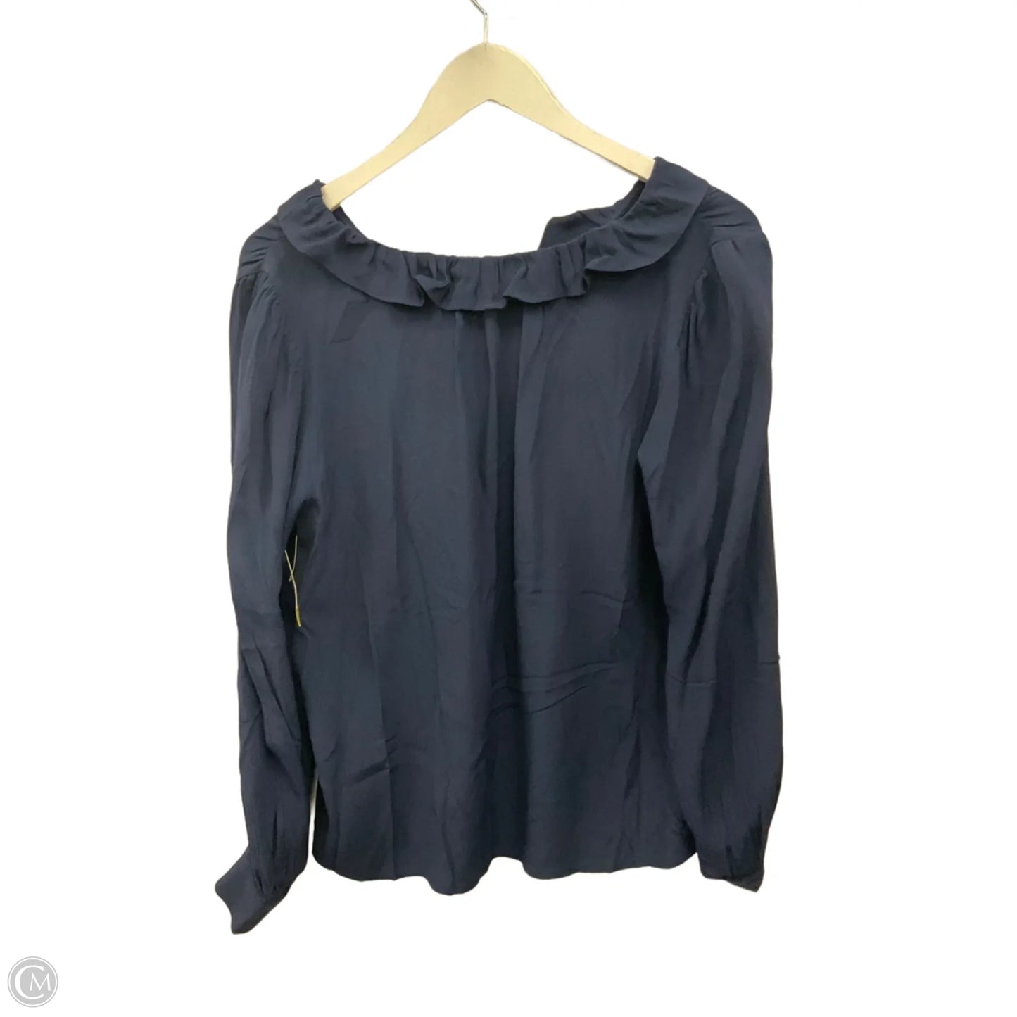 Top Long Sleeve By Loft In Navy, Size: M