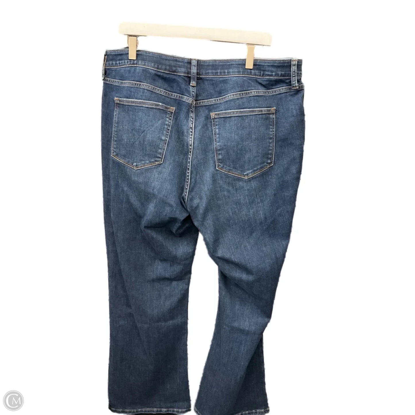 Jeans Flared By St Johns Bay In Blue Denim, Size: 18