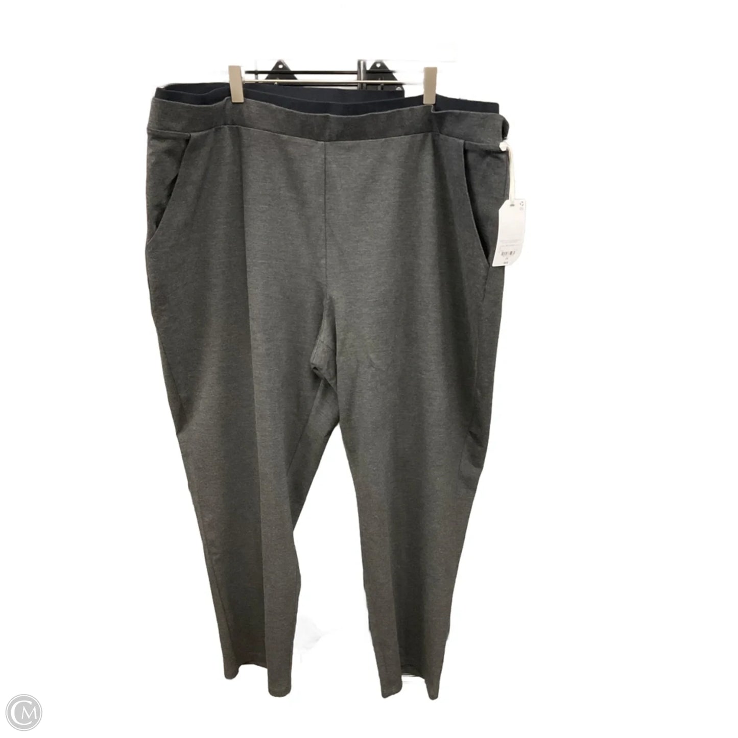 Pants Leggings By Stylus In Grey, Size: 2x