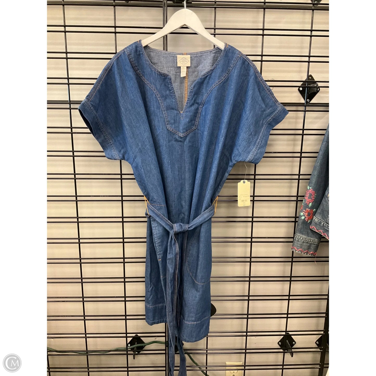 Dress Casual Short By St Johns Bay In Blue Denim, Size: Xxl