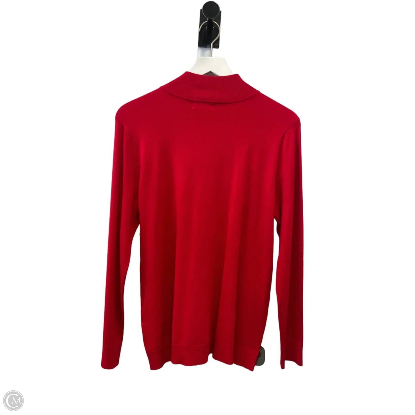 Sweater By Calvin Klein In Red, Size: M