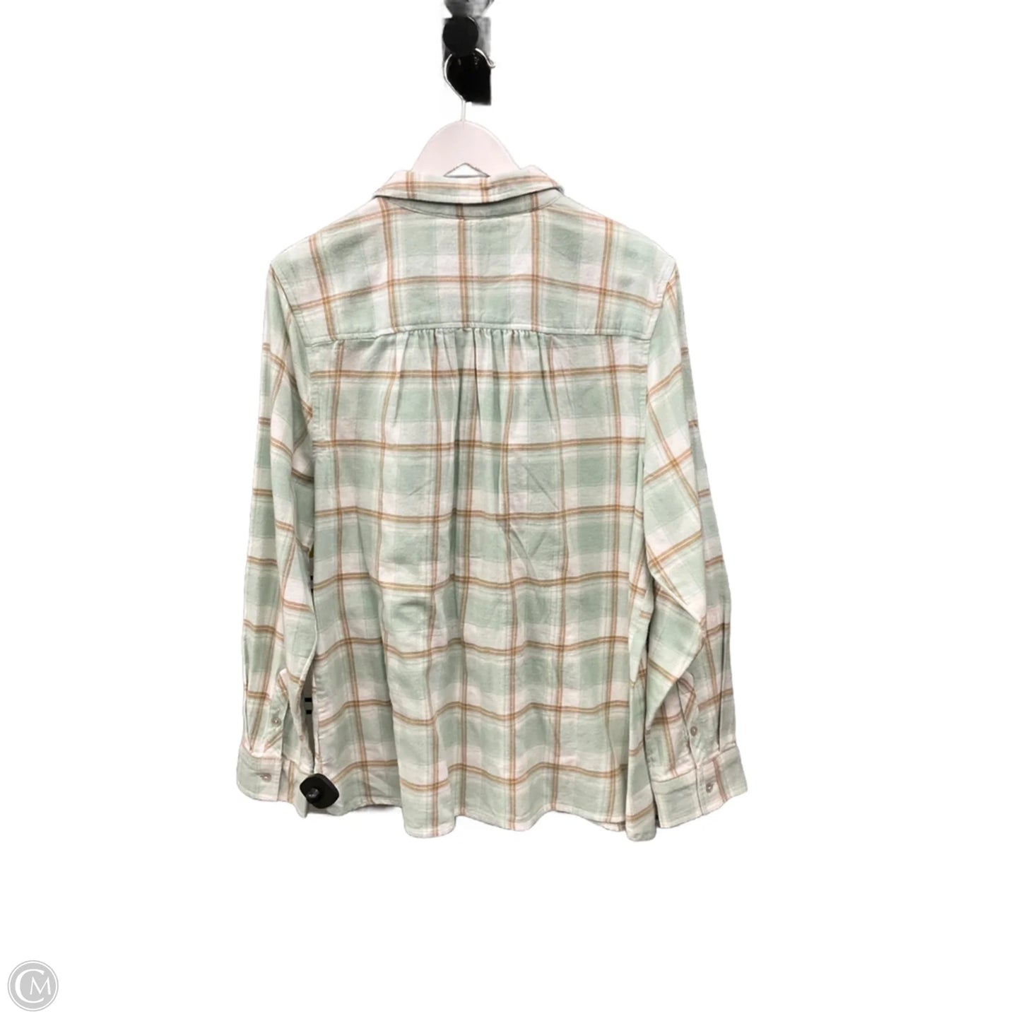 Top Long Sleeve By Croft And Barrow In Green, Size: Xl