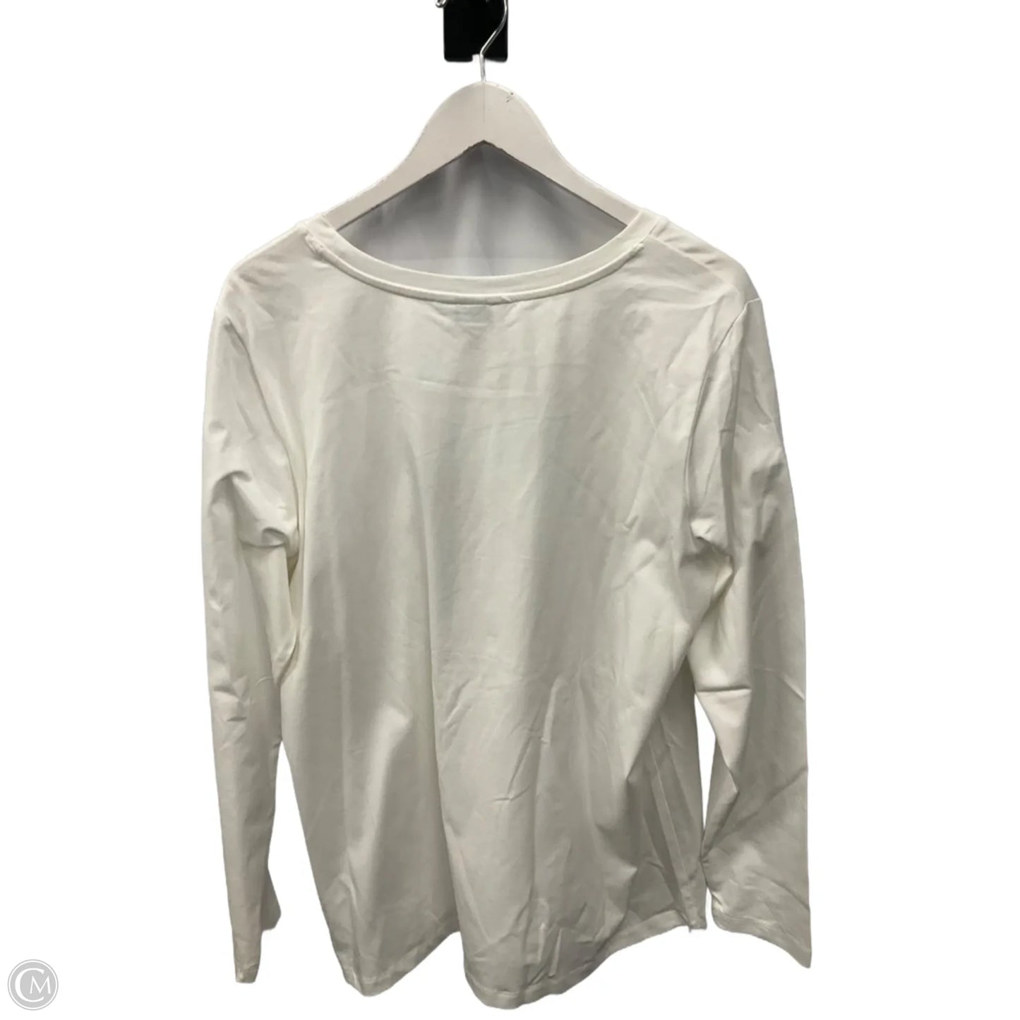 Top Long Sleeve By Christopher And Banks In Cream, Size: Xl