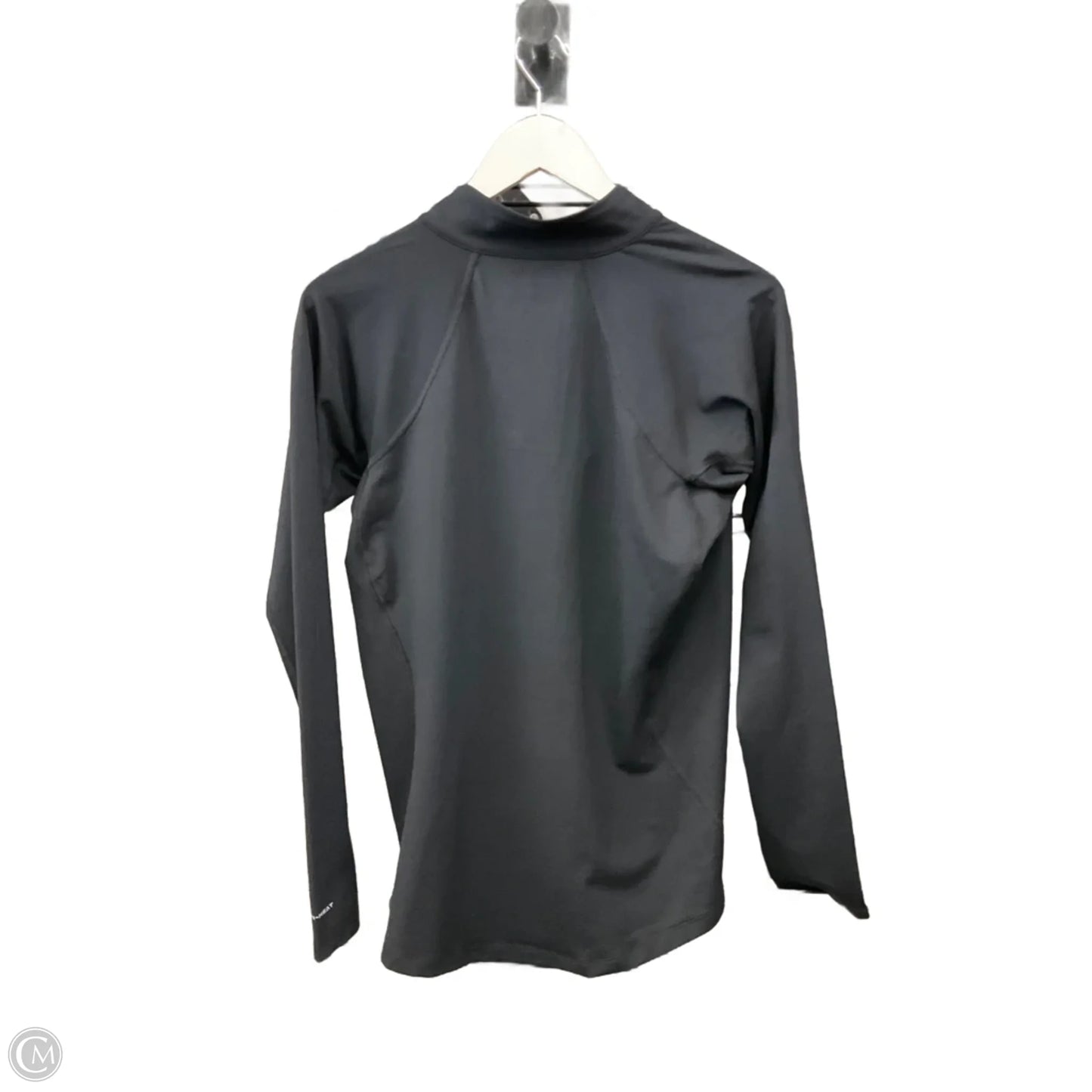 Athletic Top Long Sleeve Collar By Columbia In Black, Size: Xl