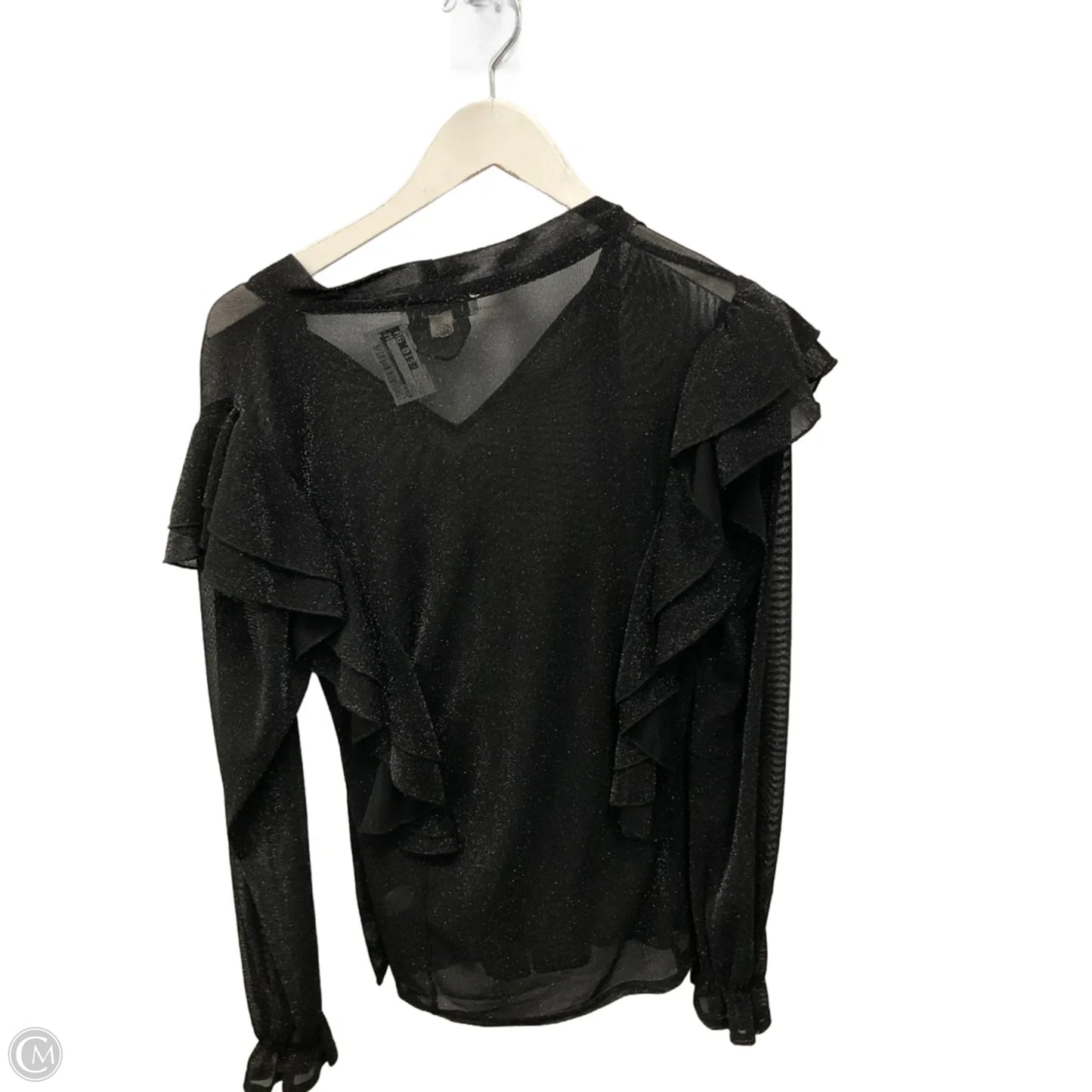 Top Long Sleeve By Hyfve In Black, Size: L