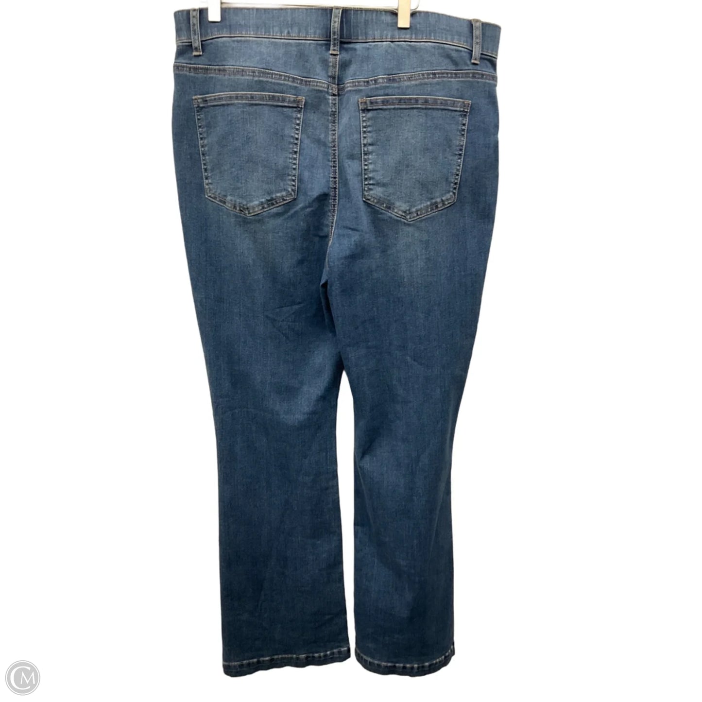 Jeans Flared By Stitch Star In Blue Denim, Size: 16