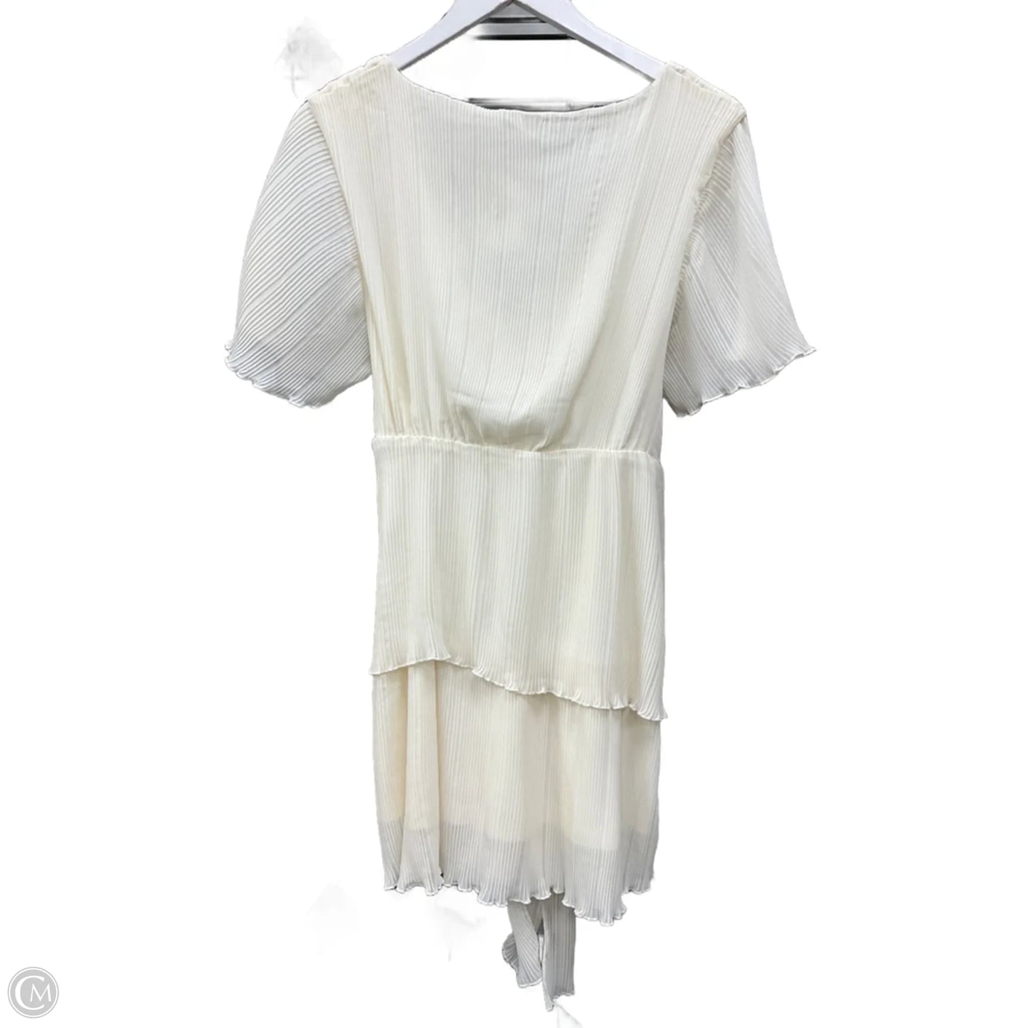 Dress Casual Short By Love Tree In Ivory, Size: M