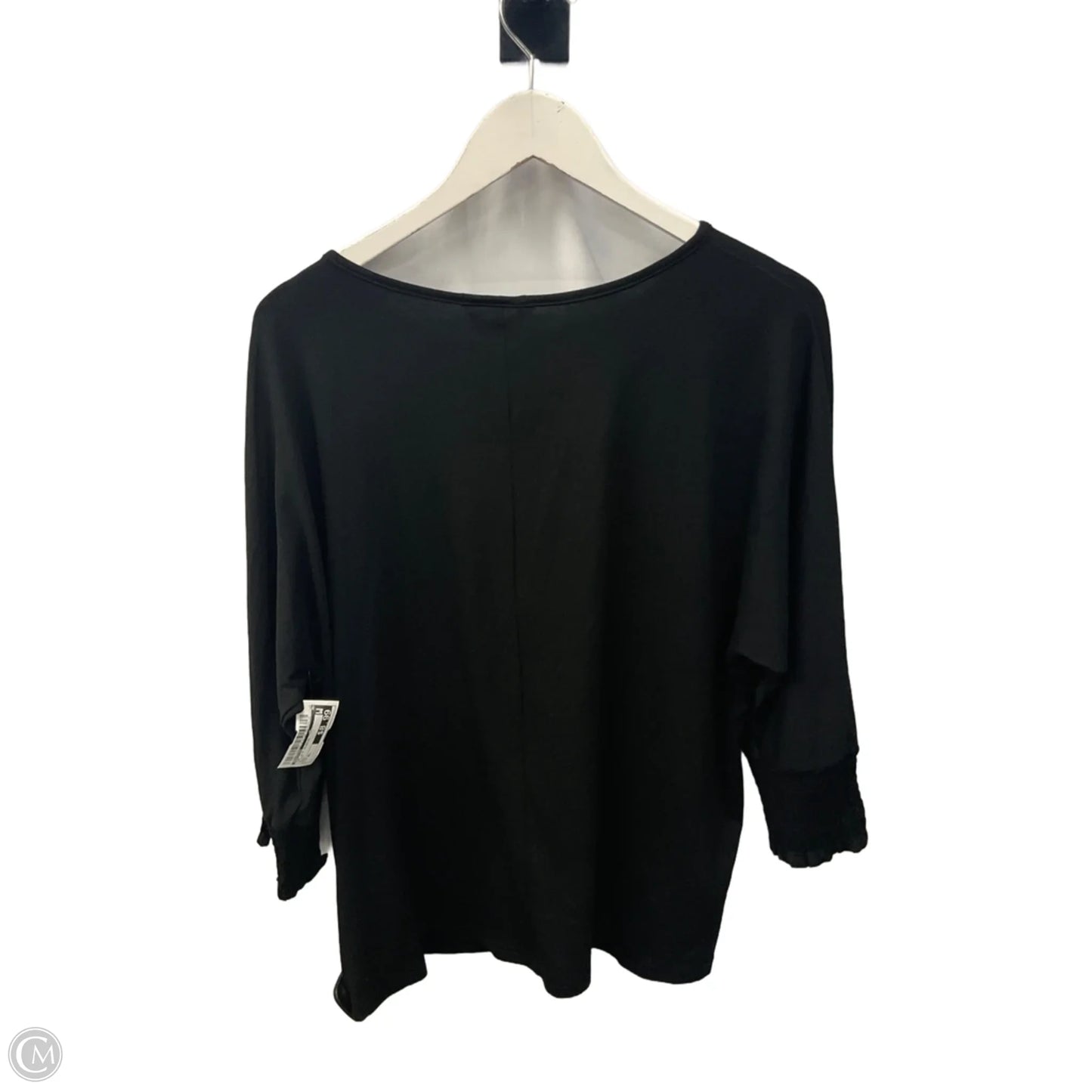 Top 3/4 Sleeve By Dokotoo In Black, Size: Xl