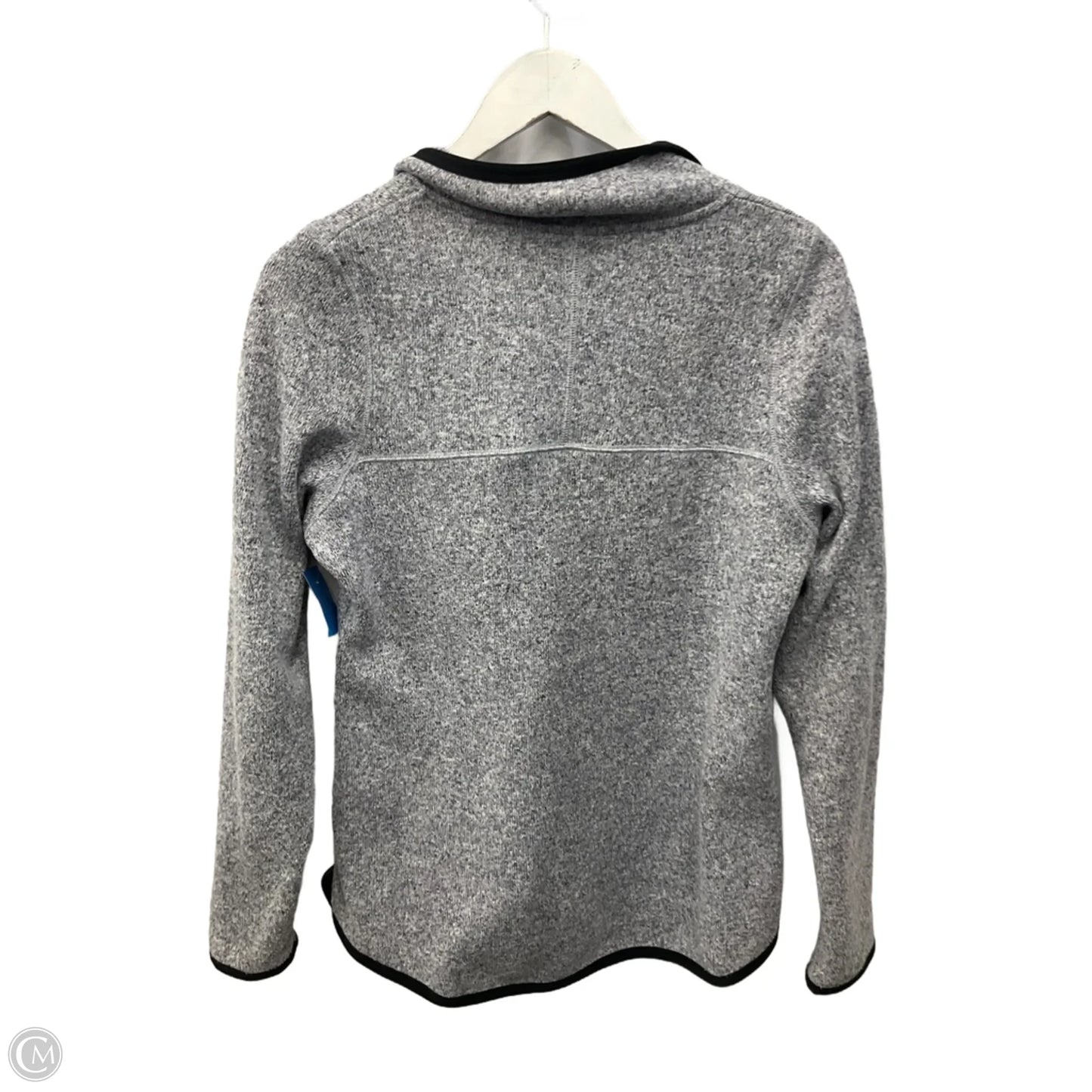 Athletic Jacket By Nike Apparel In Grey, Size: M