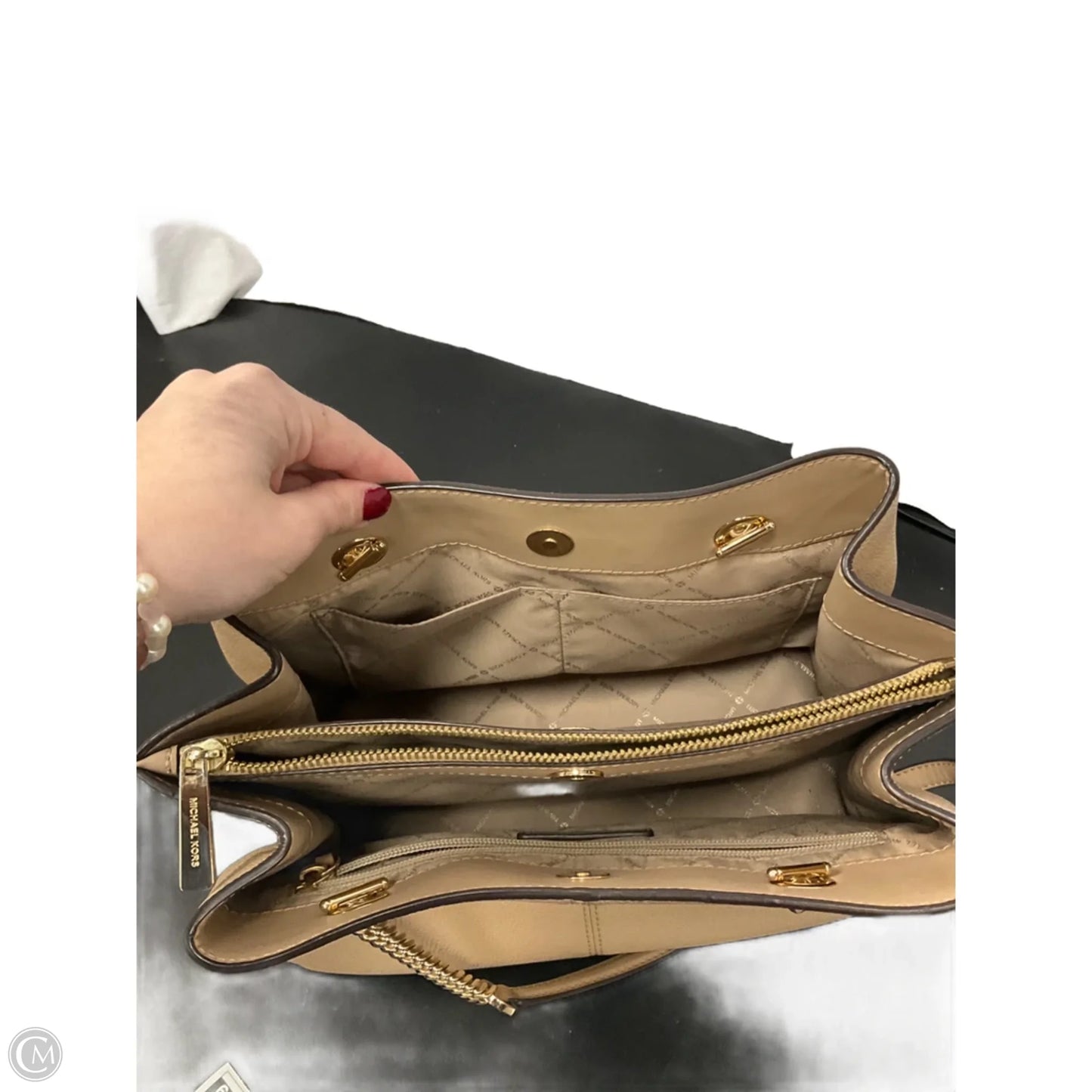 Handbag Designer By Michael Kors, Size: Medium