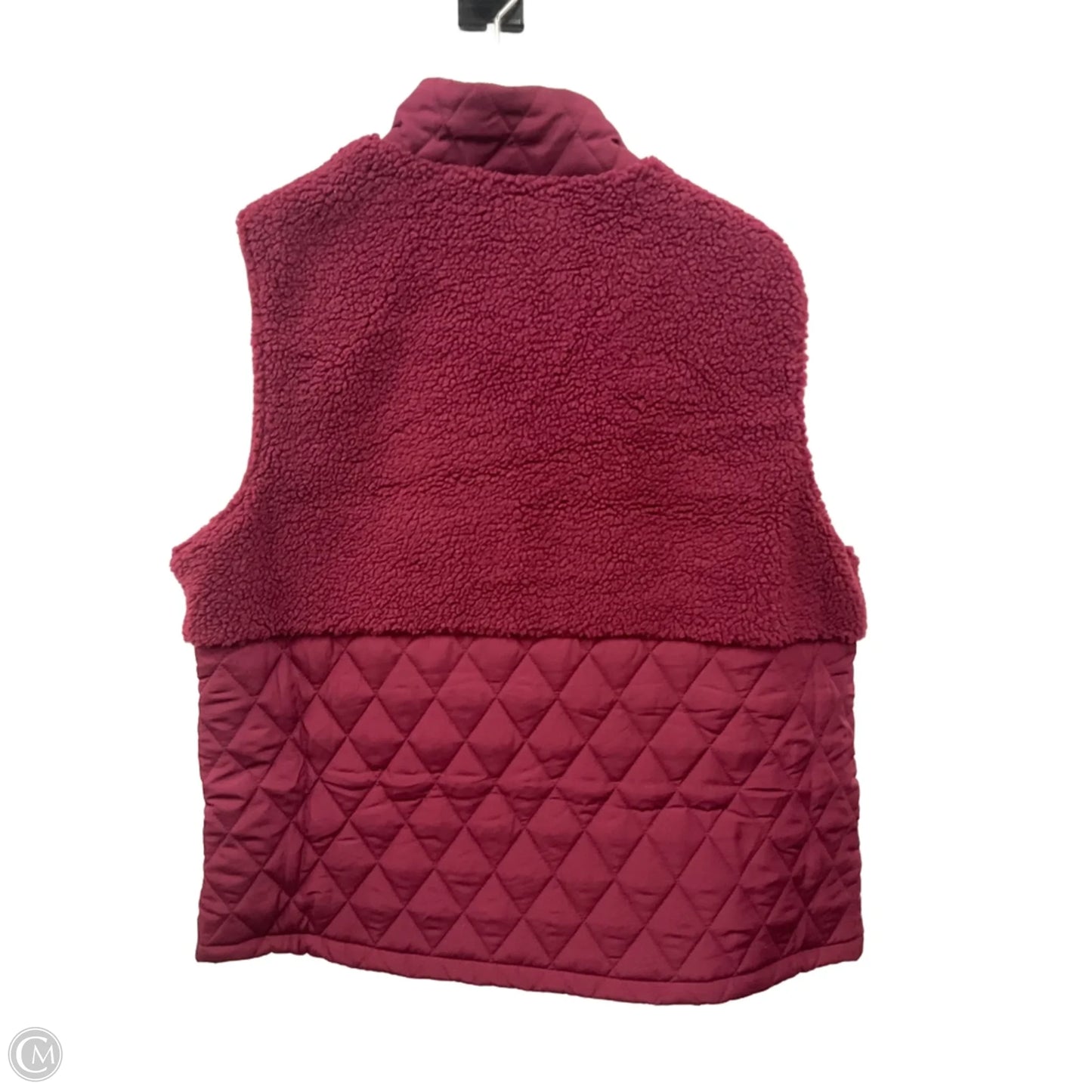 Vest Puffer & Quilted By Christopher And Banks In Maroon, Size: Xl