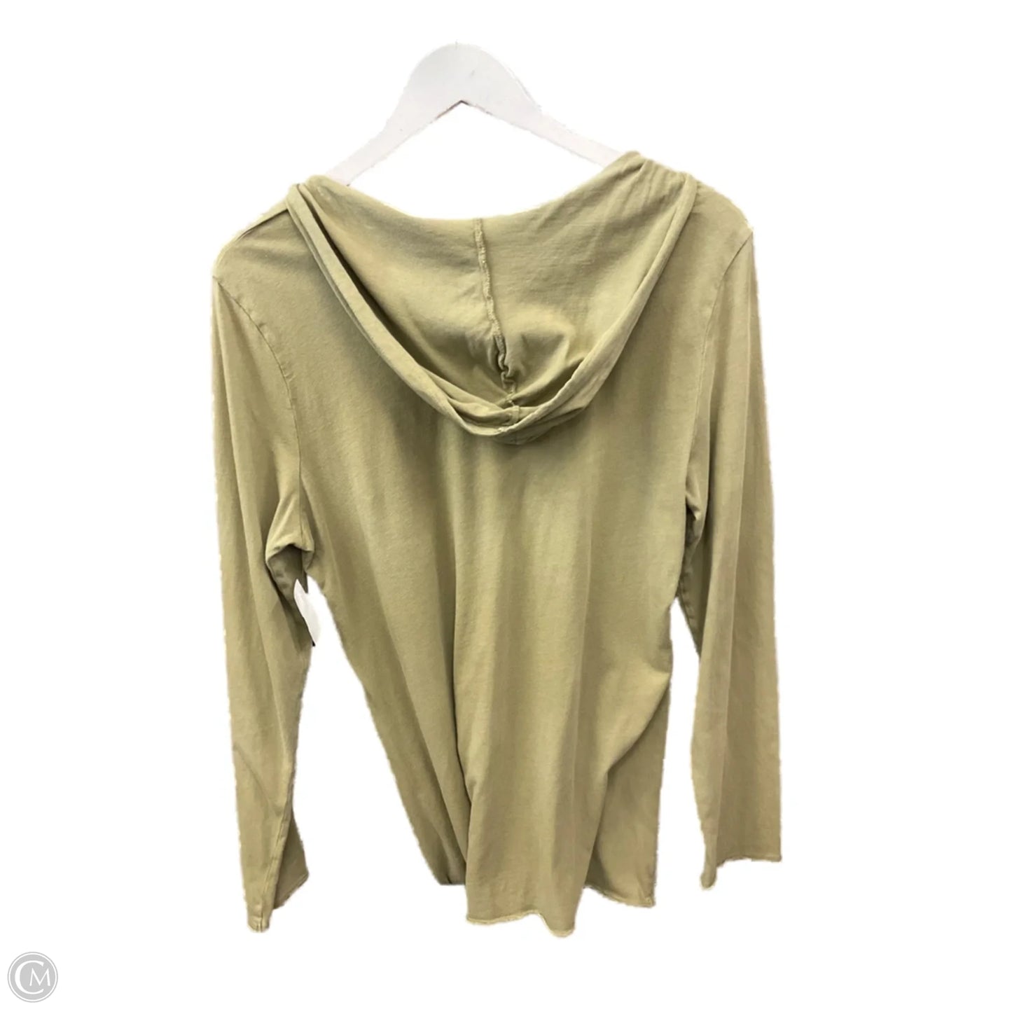 Top Long Sleeve By Life Is Good In Green, Size: M