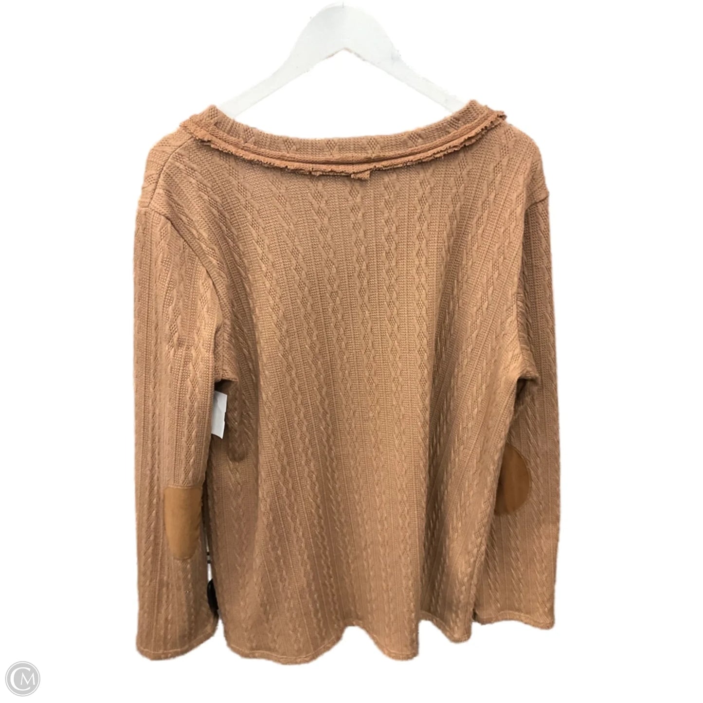 Sweater By Heimish Usa In Tan, Size: 1x