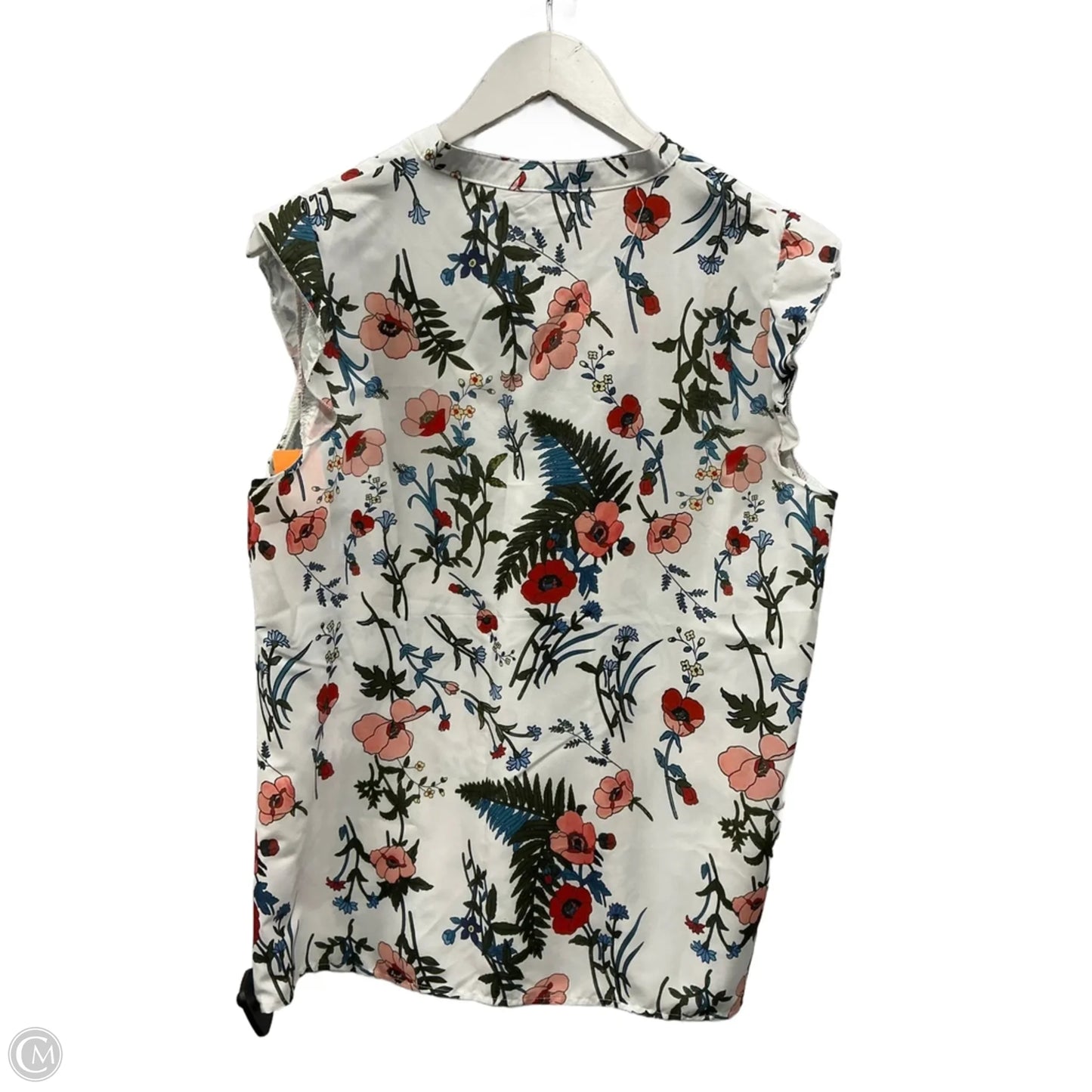 Top Sleeveless By Clothes Mentor In Floral Print, Size: L