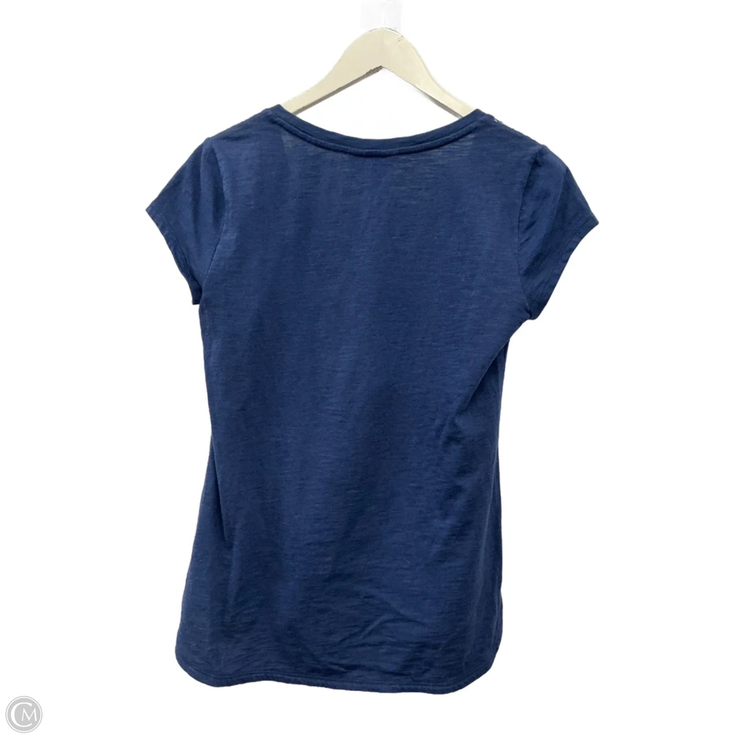 Top Short Sleeve By Liz Claiborne In Blue, Size: S