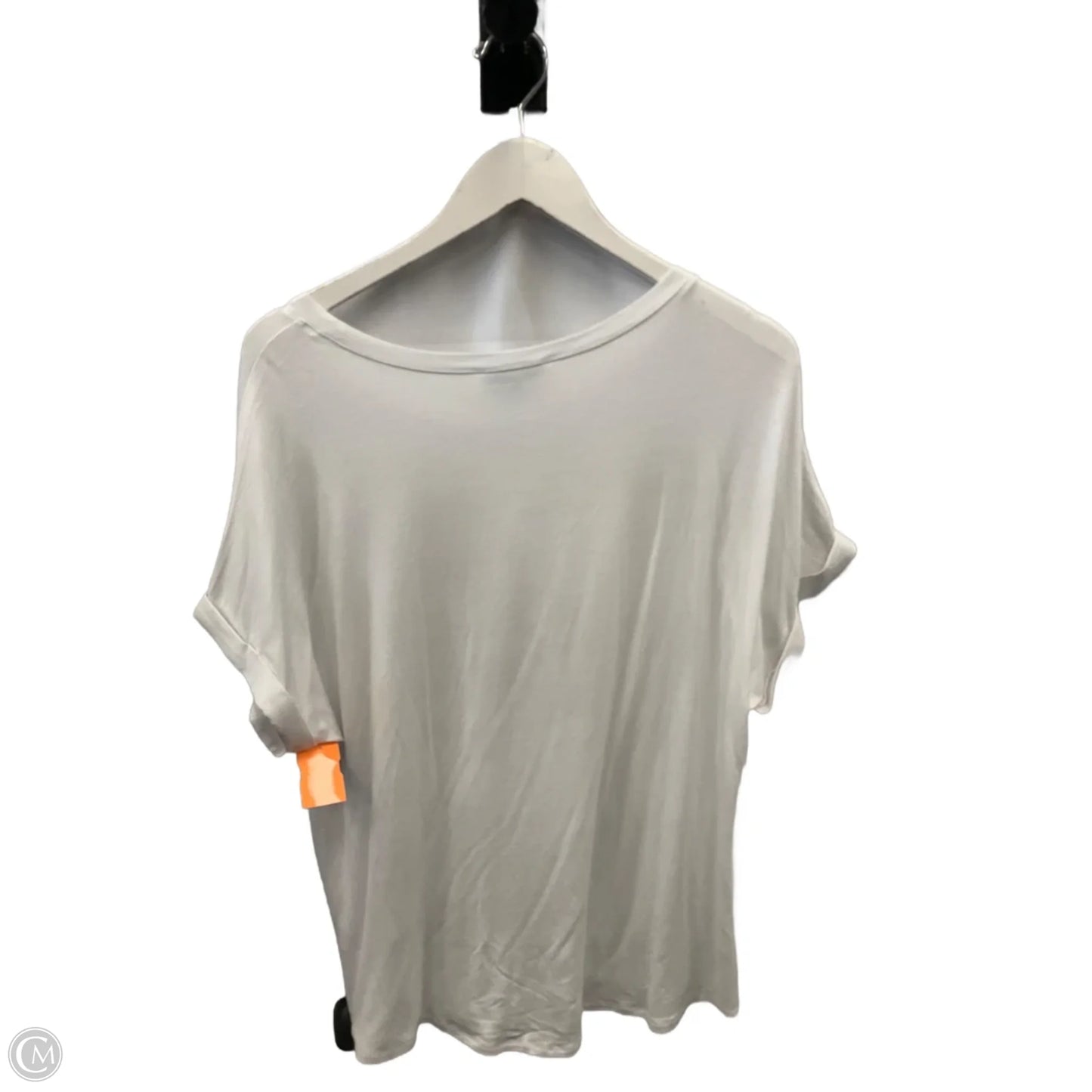Top Short Sleeve By Clothes Mentor In White, Size: L