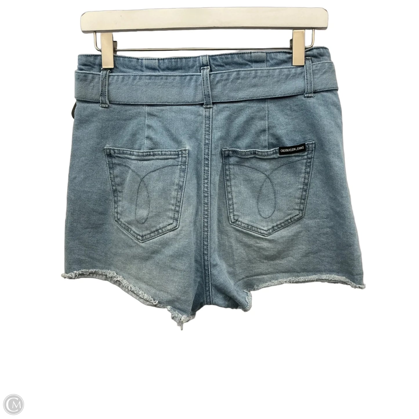Shorts By Calvin Klein In Blue Denim, Size: 6