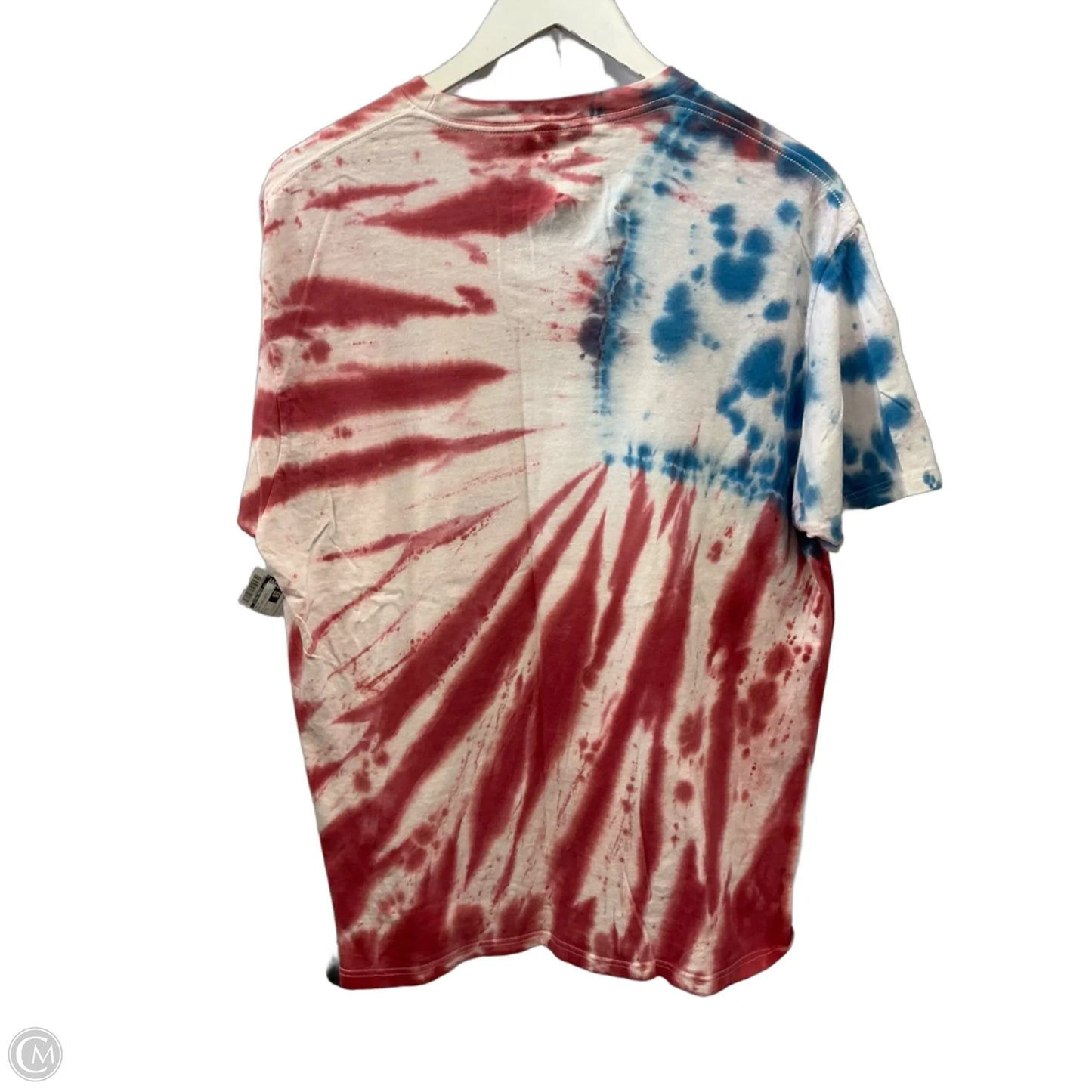 Top Short Sleeve By Clothes Mentor In Blue & Red & White, Size: L