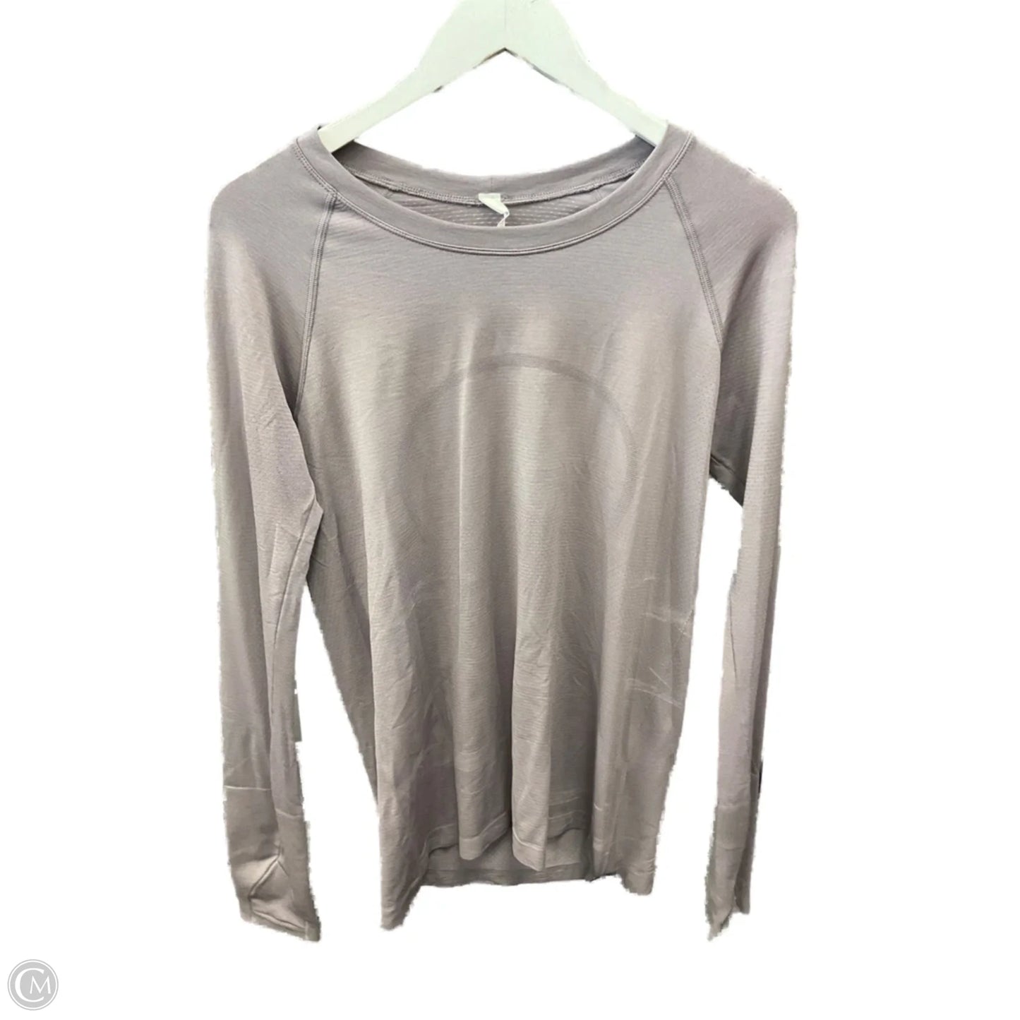 Athletic Top Long Sleeve Crewneck By Lululemon In Purple, Size: 10