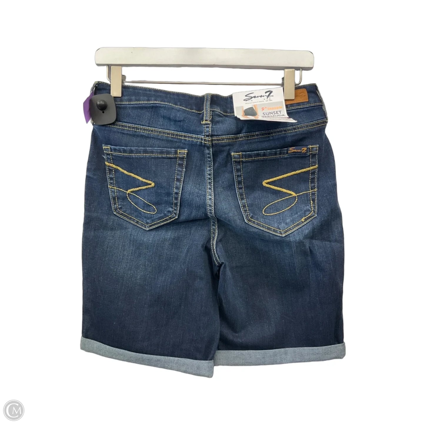 Shorts By Seven 7 In Blue Denim, Size: 4