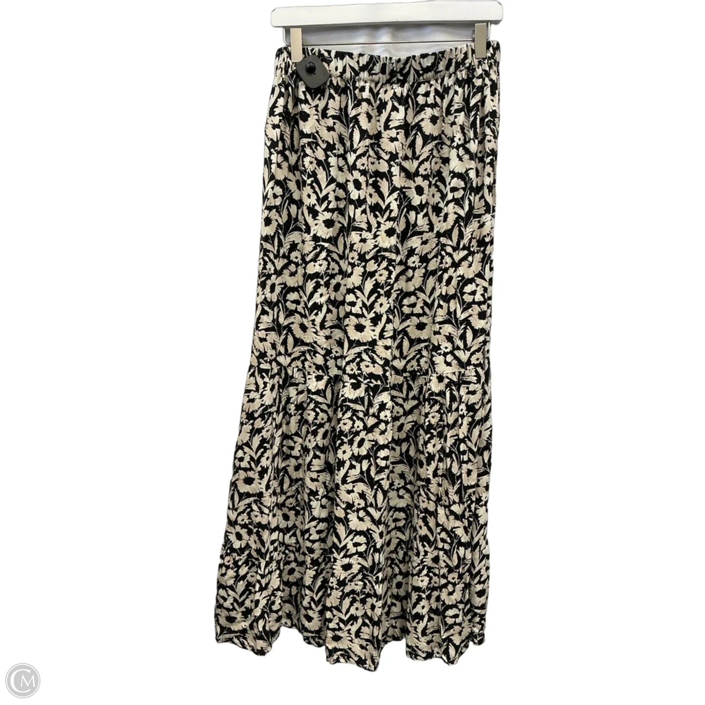 Skirt Maxi By Saltwater Luxe In Black & Cream, Size: M