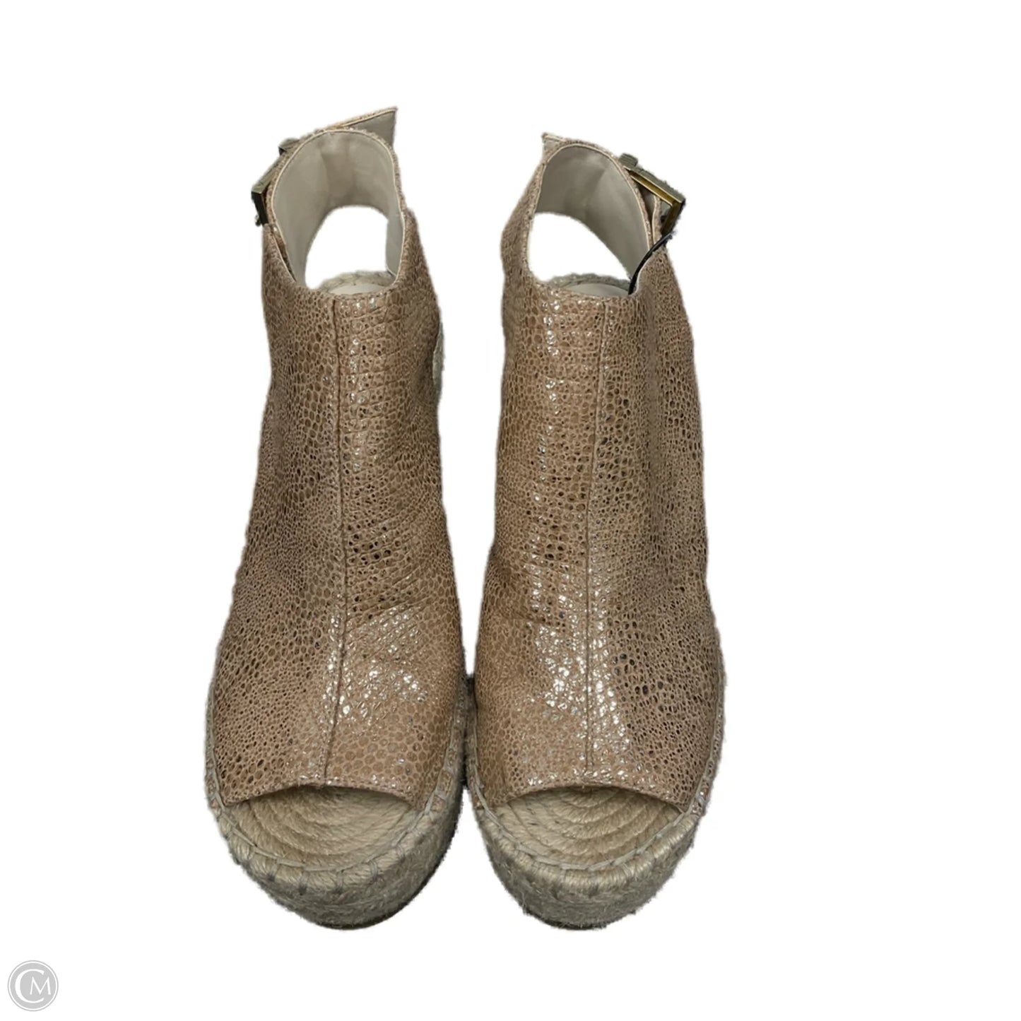 Sandals Heels Wedge By Kenneth Cole In Tan, Size: 7