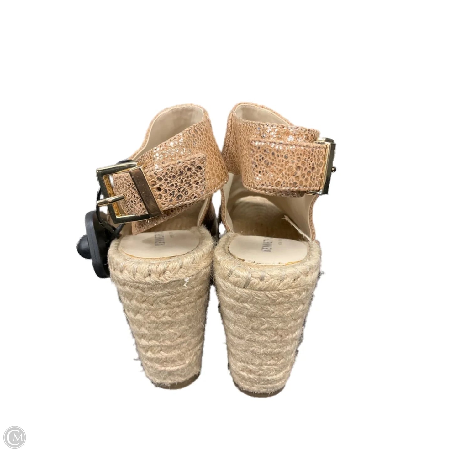 Sandals Heels Wedge By Kenneth Cole In Tan, Size: 7