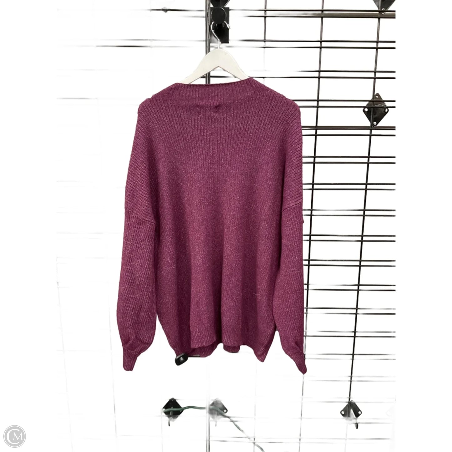 Sweater By Clothes Mentor In Purple, Size: 3x