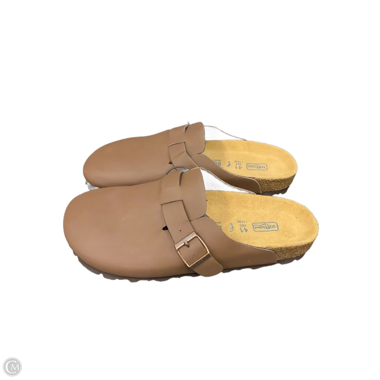Shoes Flats By Birkenstock In Brown, Size: 10