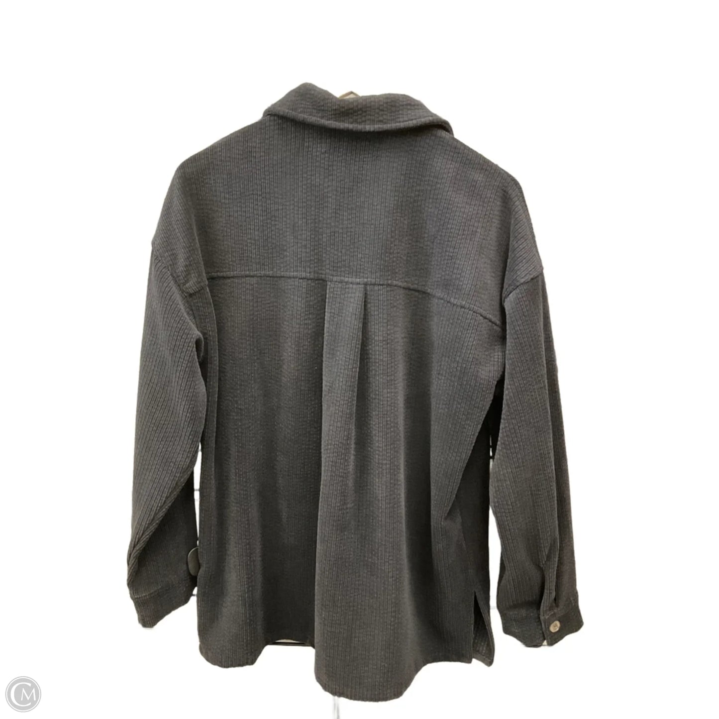 Jacket Shirt By Forever 21 In Black, Size: M